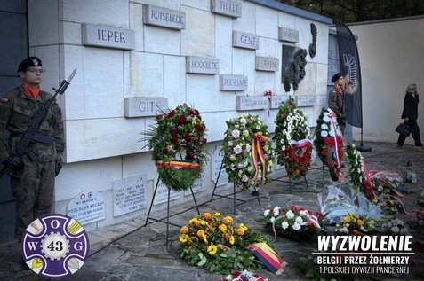 81. rocznica wyzwolenia Belgii przez żołnierzy 1. Polskiej Dywizji Pancernej
